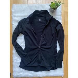 Gaiam Women's Black Activewear Jacket Size Small